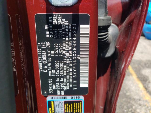 2024 Kia Telluride Sx VIN: 5XYP54GC5RG445221 Lot: 61500094