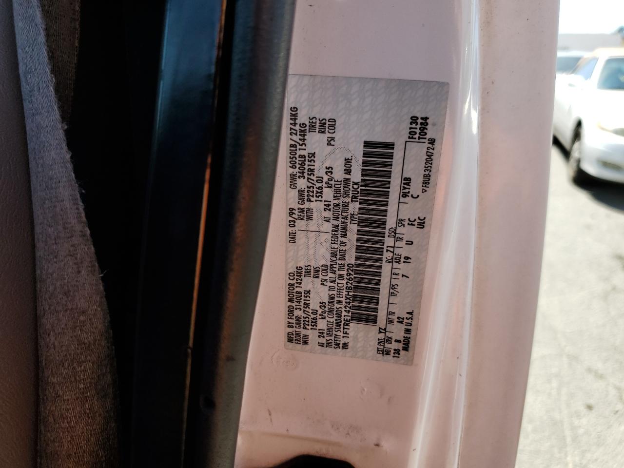 1FTRE1424XHB26920 1999 Ford Econoline E150 Van