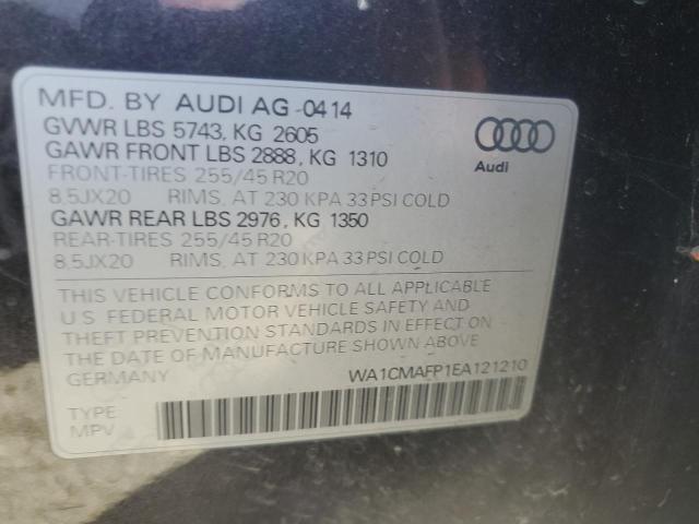 VIN WA1CMAFP1EA121210 2014 Audi Q5, Tdi Premium Plus no.13