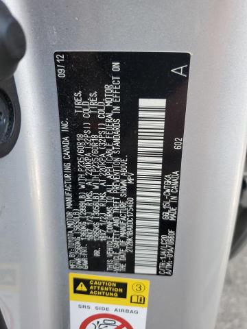 2013 Lexus Rx 350 Base VIN: 2T2BK1BAXDC175460 Lot: 62271364