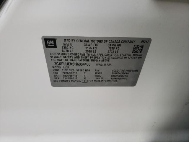 2017 GMC TERRAIN - 2GKFLUEK8H6334450