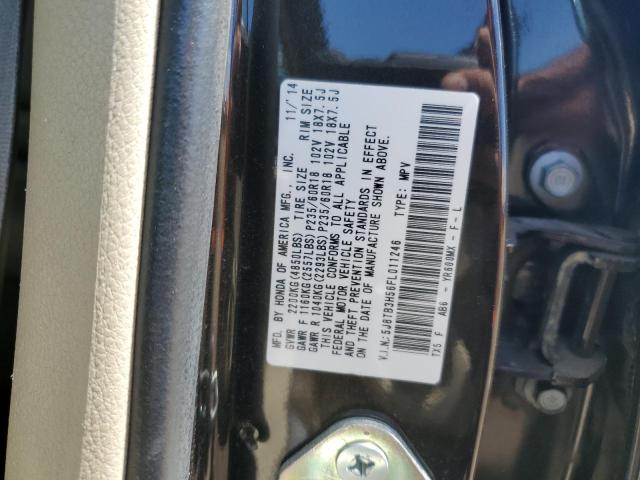 5J8TB3H56FL011246 2015 Acura Rdx Technology