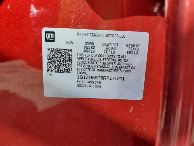 2024 CHEVROLET MALIBU LT - 1G1ZD5ST6RF171211