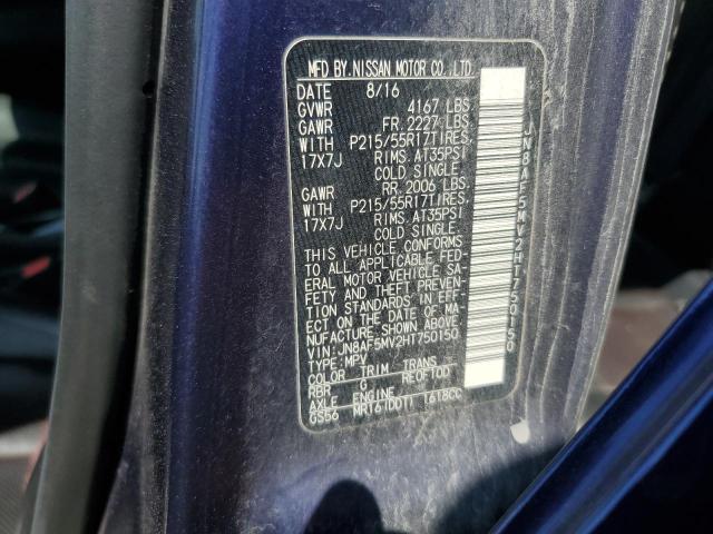 2017 NISSAN JUKE S JN8AF5MV2HT750150