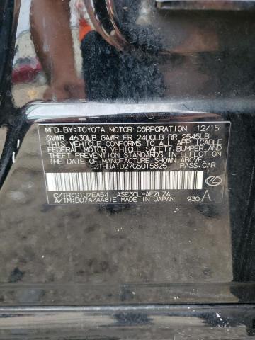 2016 Lexus Is 200T VIN: JTHBA1D27G5015825 Lot: 62122534