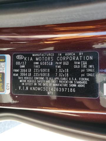 2018 KIA SEDONA EX KNDMC5C14J6397186