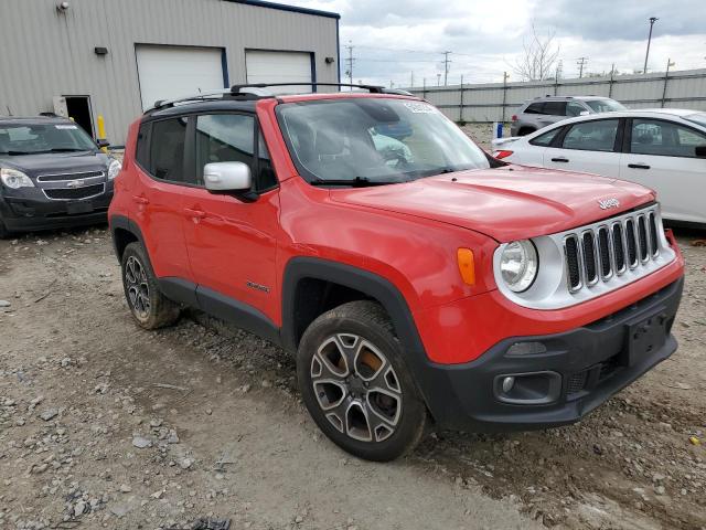Vin: zaccjbdb1hpe93582, lot: 64261214, jeep renegade limited 20174