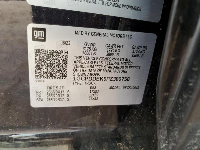 2023 CHEVROLET SILVERADO K1500 LT - 1GCPDDEK9PZ300758