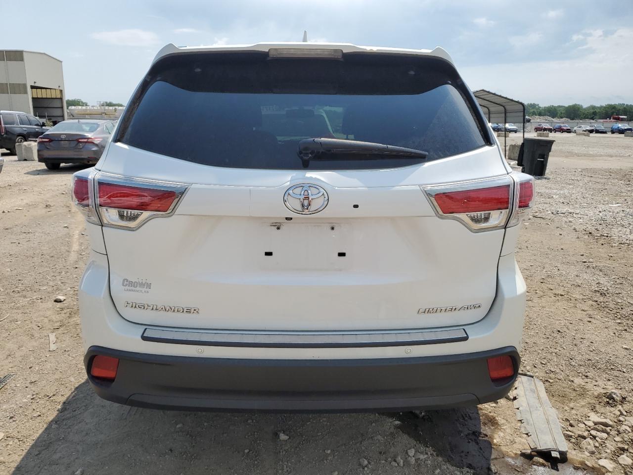 5TDDKRFH3GS248960 2016 Toyota Highlander Limited