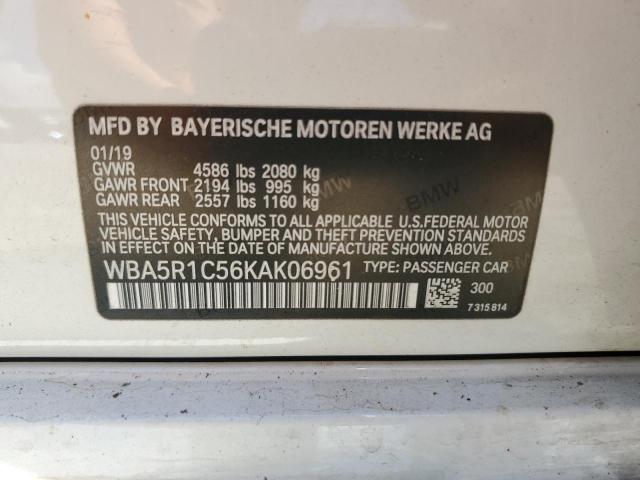 2019 BMW 330 - WBA5R1C56KAK06961