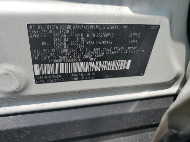 2022 TOYOTA RAV4 LIMIT - 4T3D6RFVXNU095161