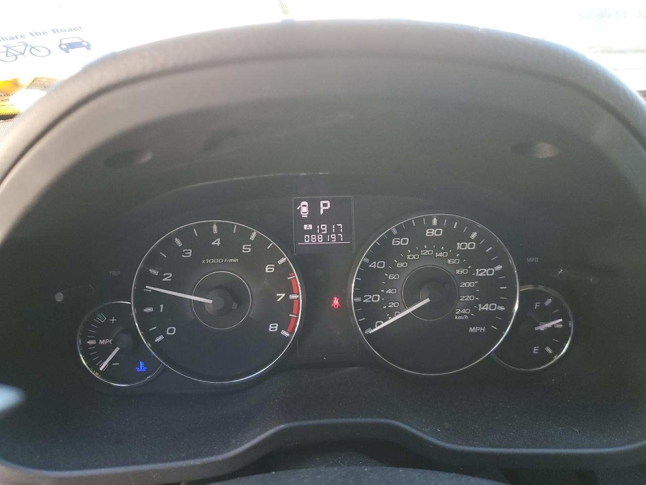 4S4BRCKC4C3278888 2012 Subaru Outback 2.5I Limited