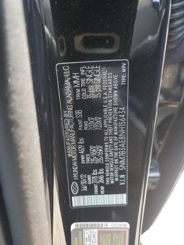 2022 Hyundai Tucson Sel VIN: 5NMJB3AE8NH156434 Lot: 61674354