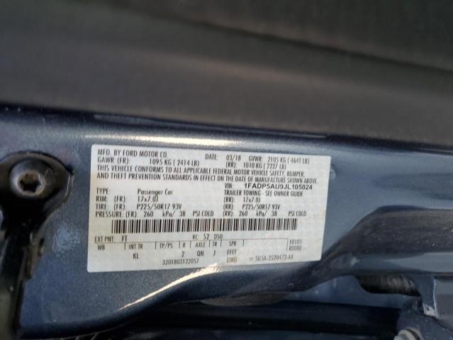 2018 Ford C-Max Se VIN: 1FADP5AU9JL105024 Lot: 61658494