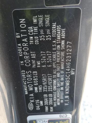2017 KIA SEDONA LX KNDMB5C14H6231277