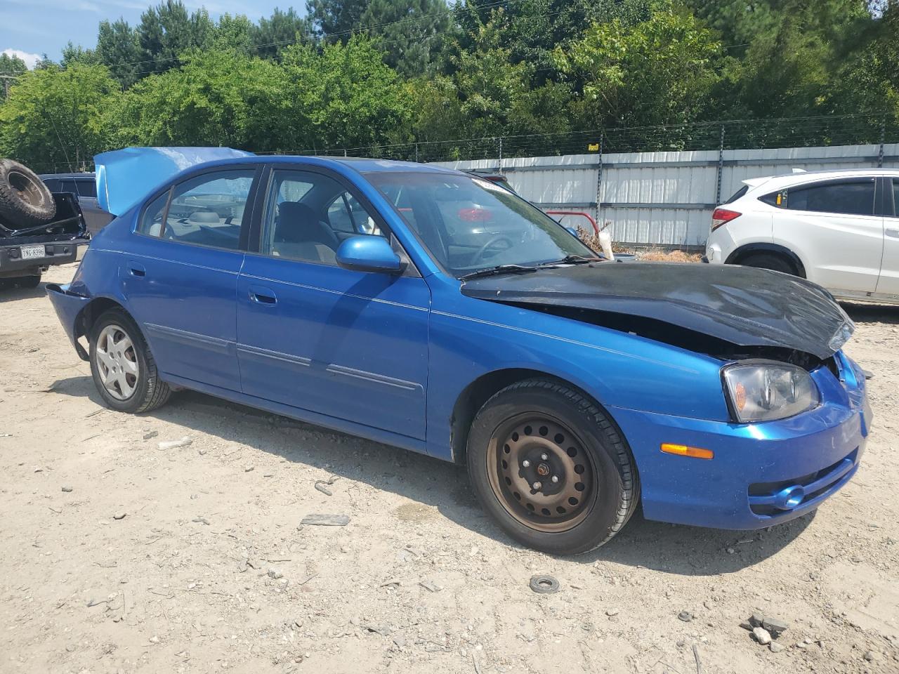 Lot #2876622845 2004 HYUNDAI ELANTRA GL