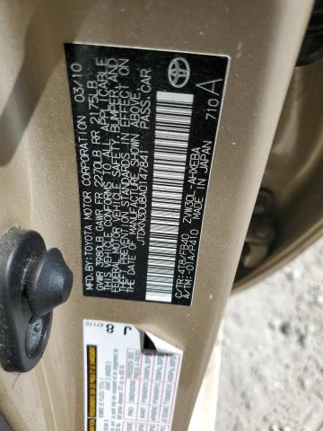 2010 TOYOTA PRIUS - JTDKN3DU8A0147841
