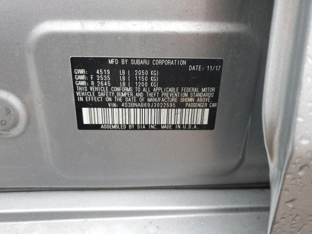 2018 SUBARU LEGACY 2.5 - 4S3BNAB69J3022595