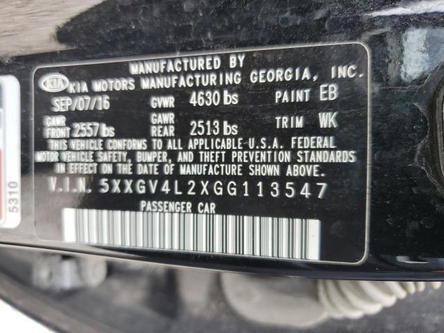 2016 KIA OPTIMA SXL - 5XXGV4L2XGG113547