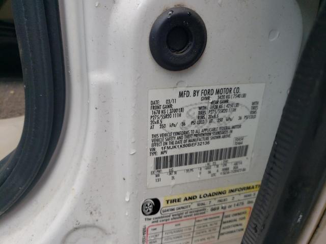 2011 Ford Expedition El Limited VIN: 1FMJK1K50BEF32136 Lot: 61746394