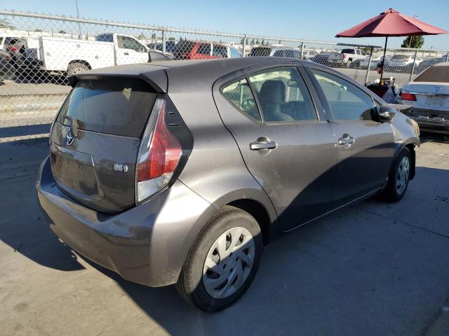 TOYOTA PRIUS C 2015 gray  hybrid engine JTDKDTB37F1579934 photo #4