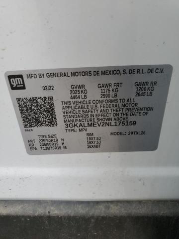 2022 GMC TERRAIN SL - 3GKALMEV2NL175159
