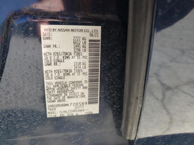 2021 NISSAN FRONTIER S - 1N6ED0EB8MN720589