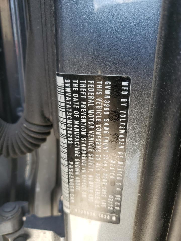 3VWVA7AT3CM628203 2012 Volkswagen Beetle Turbo