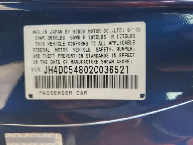 JH4DC54802C036521 2002 Acura Rsx