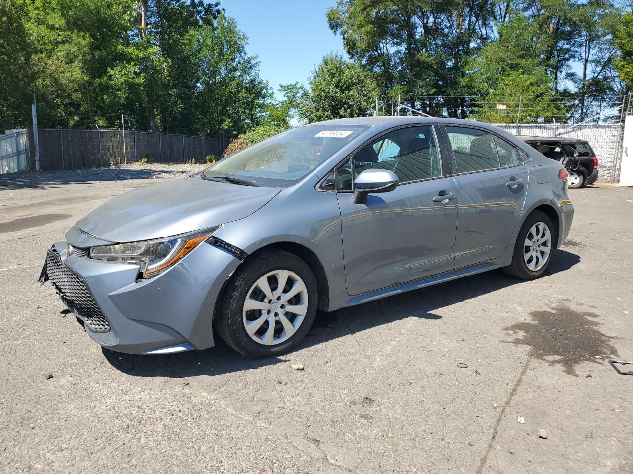 TOYOTA COROLLA LE 2021 blue  gas 5YFEPMAE2MP182198 photo #1