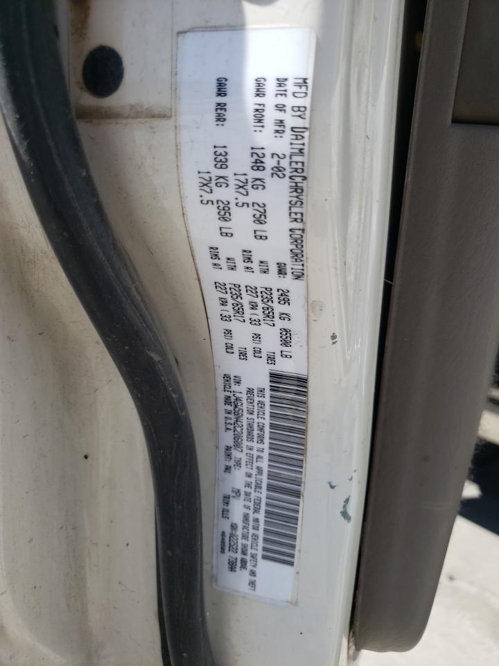 1J4GW58N42C206007 2002 Jeep Grand Cherokee Limited