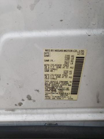 2017 Nissan Murano S VIN: 5N1AZ2MH7HN126842 Lot: 62410744