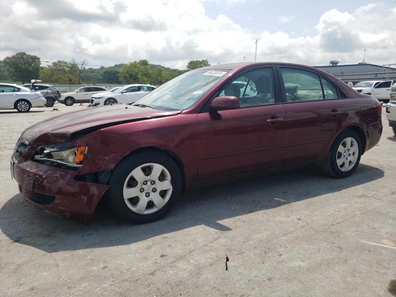 Lot #2776528130 2008 HYUNDAI SONATA GLS