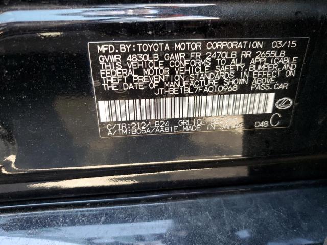 2015 Lexus Gs 350 VIN: JTHBE1BL7FA010968 Lot: 63075174