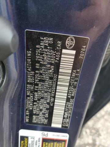 2016 TOYOTA CAMRY LE - 4T1BF1FK5GU603692