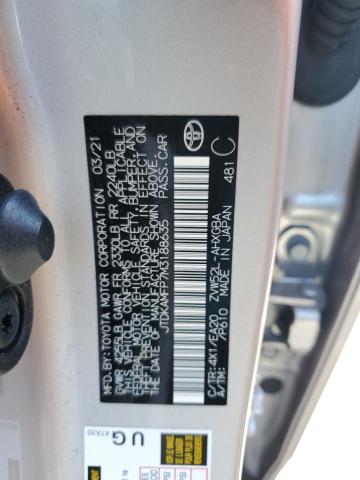 2021 TOYOTA PRIUS PRIM - JTDKAMFP7M3188635