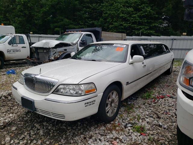 LINCOLN TOWN CAR E 2008 white limousin gas 2L1FM88W98X659548 photo #1