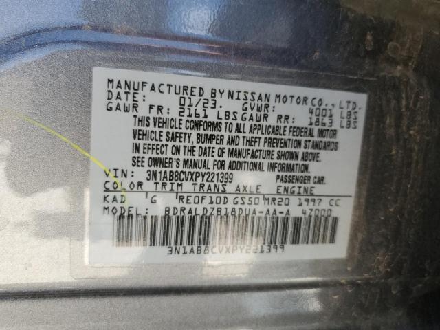 2023 Nissan Sentra Sv VIN: 3N1AB8CVXPY221399 Lot: 61676324