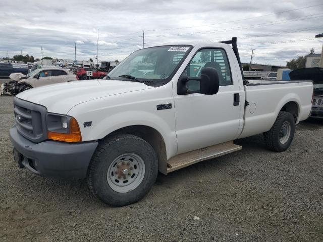 FORD F350 SRW S 1999 white pickup gas 1FTSF30L1XED35901 photo #1