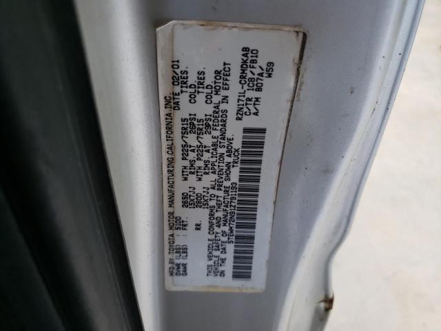 2001 Toyota Tacoma Xtracab VIN: 5TEWM72N91Z791193 Lot: 55471024