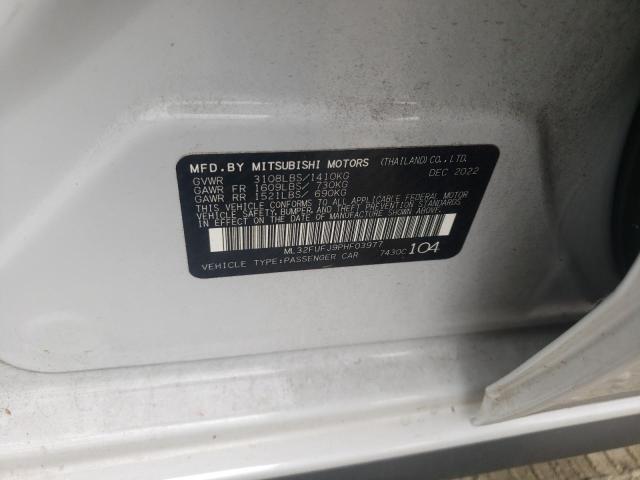 2023 MITSUBISHI MIRAGE G4 - ML32FUFJ9PHF03977