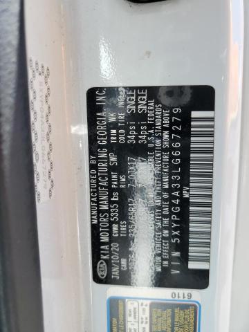 2020 KIA SORENTO L - 5XYPG4A33LG667279