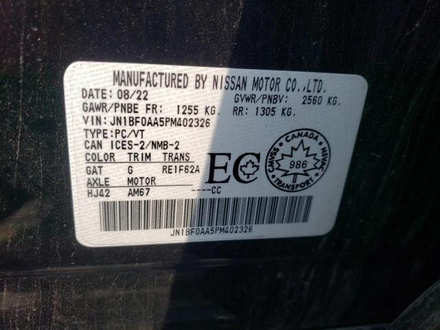 2023 NISSAN ARIYA VENT JN1BF0AA5PM402326