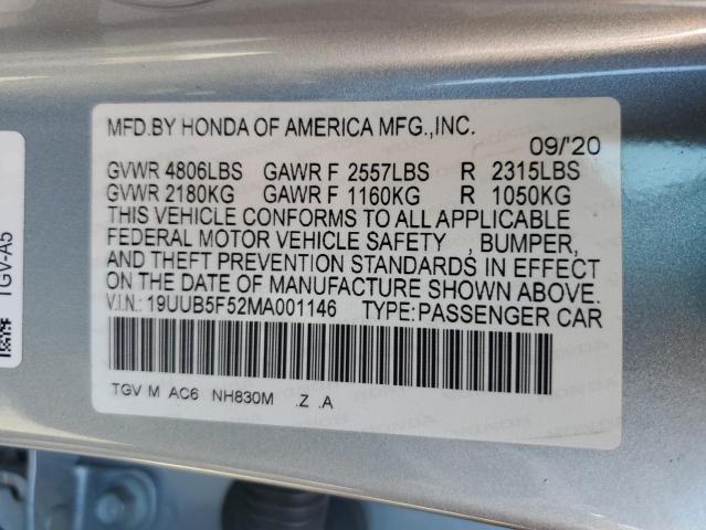 2021 ACURA TLX TECH A - 19UUB5F52MA001146