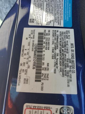 2013 Ford Mustang VIN: 1ZVBP8AMXD5249836 Lot: 61674174