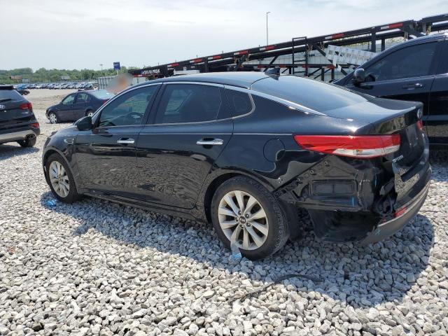 KIA OPTIMA EX 2018 black  gas 5XXGU4L3XJG190552 photo #3