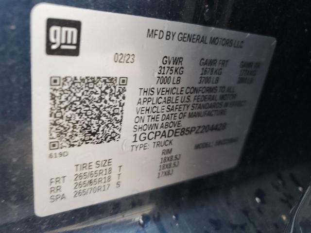 2023 CHEVROLET SILVERADO - 1GCPADE85PZ204428