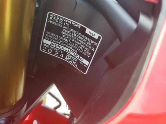 2024 HONDA CBR600 RR JH2PC40JXRK100346