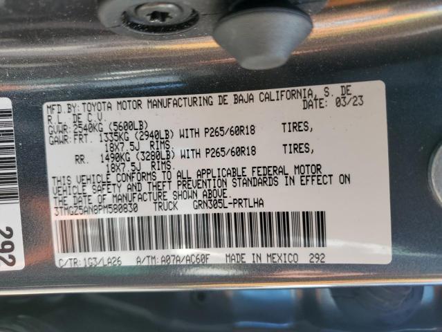 VIN 3TMGZ5AN8PM580830 2023 Toyota Tacoma, Double Cab no.13