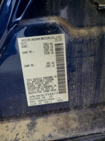 2019 NISSAN ALTIMA S - 1N4BL4BV7KC254473